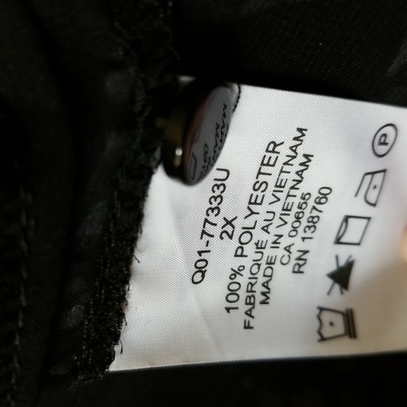 Sheer sleeveless blouse, 2X - Picture 5 of 5